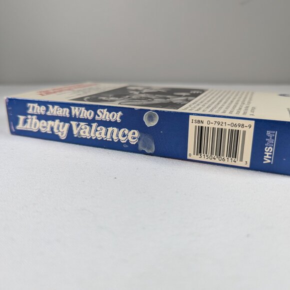 3/$15  WHO SHOT LIBERTY VANCE vintage VHS tape John Wayne, 1962 western film - Picture 2 of 4